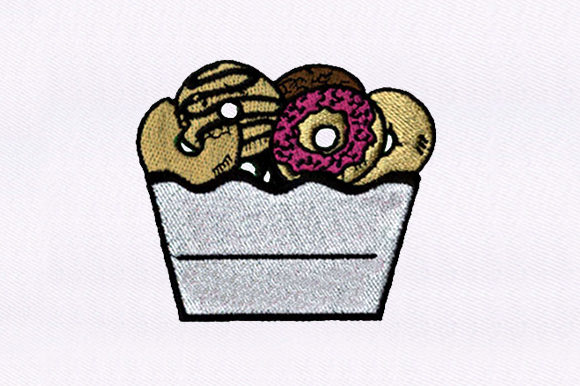Basketful Doughnuts: A Sweet Machine Embroidery Review