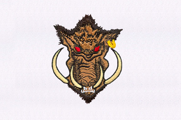 Brown Boar: A Designer's Take on Wild Animal Embroidery