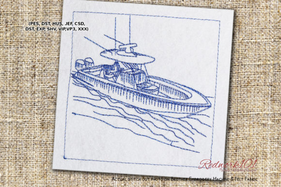 Centre Console Boat: A Premium Embroidery Review