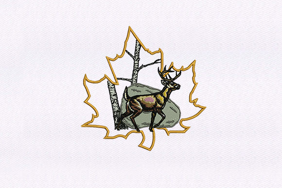 Deer in a Maple Leaf: A Designer's Review for Fall Projects