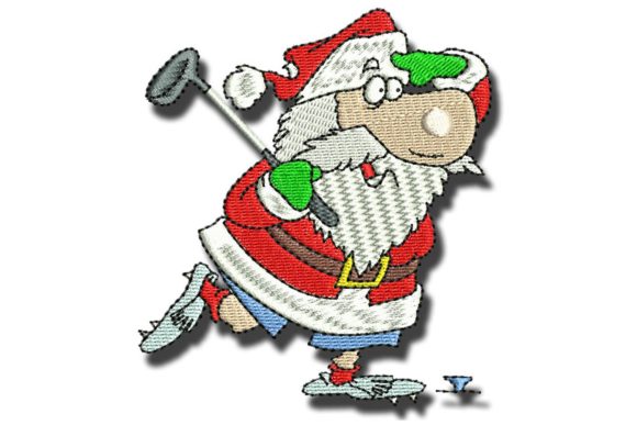 Golfing Santa: A Festive Hit for Etsy Sellers