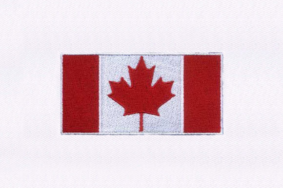 Review: Bordered Canada Flag Design for Boutique Sweatshirts