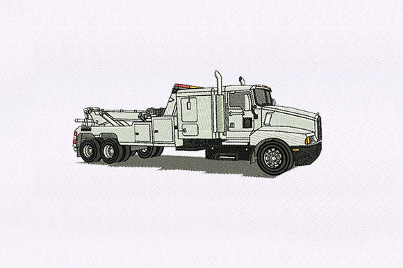 White Truck: A Festive Machine Embroidery Design Review